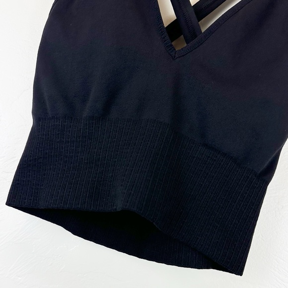 Free People Movement Black Good Karma Crop Tank Top XS/S - Picture 6 of 8